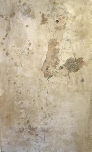 Girl with flowers
